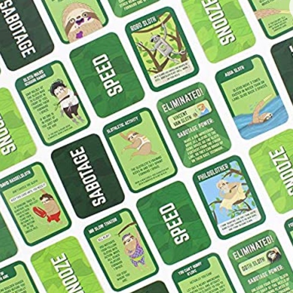 Ginger Fox - Super Slow Sloths Board/Card Game - Picture 8 of 8